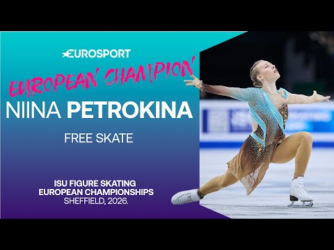 The New European Champion: Niina PETROKINA (EST) | Full Free Skate | European Championships 2026