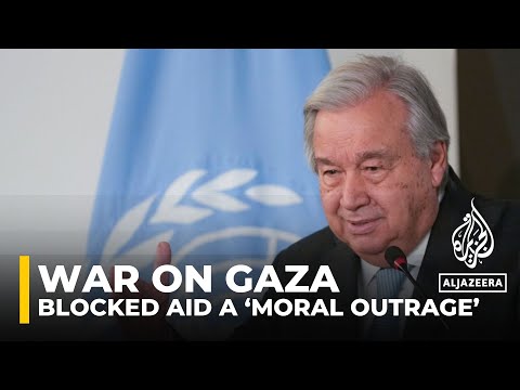Guterres says aid to Gaza &*39;requires Israel removing&*39; obstacles