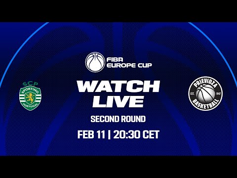 Second Round | Sporting CP v BC Prievidza | Full Basketball Game | FIBA Europe Cup 2025-26