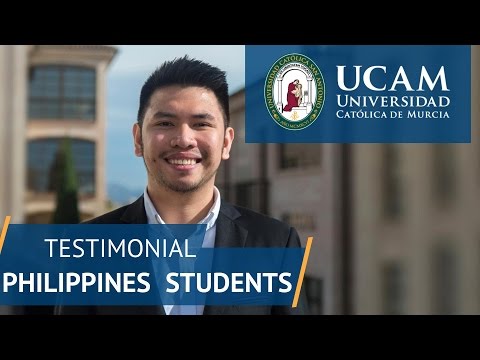 Testimonial Philippines Students | UCAM Catholic University of Murcia
