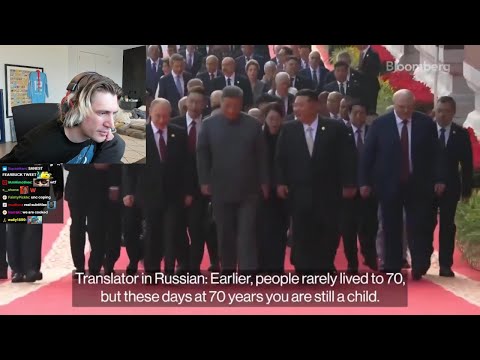 xQc Reacts to Audio Leak of Putin & Xi Jinping talking about Living Longer  with Organs Tranplants