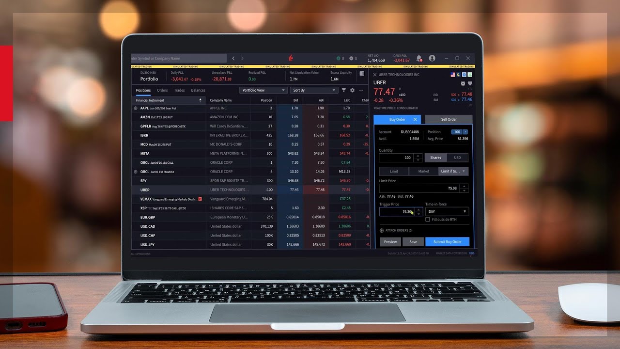 IBKR Desktop - Limit if Touched