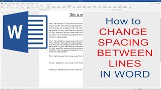 How to change spacing between lines in Word | Reduce spacing between lines in Word