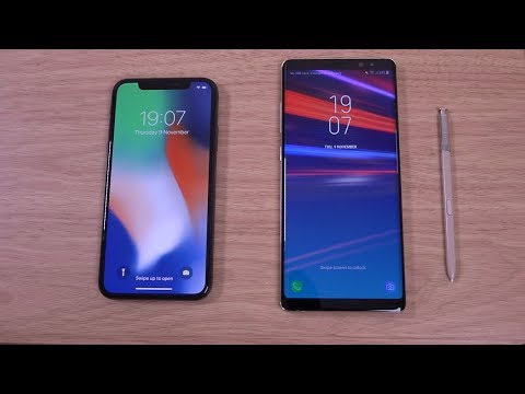 iPhone X vs Samsung Galaxy Note 8 - Speed Test!