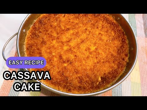CASSAVA CAKE RECIPE | Dhandi Aluvi Boakiba | Maldivian food