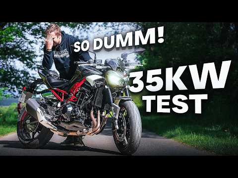KAWASAKI Z900 A2 THROTTLED MOTORCYCLE TEST!