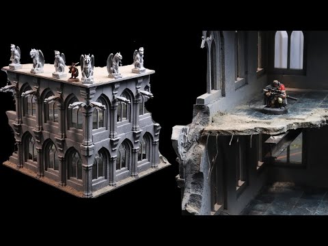 Making the ULTIMATE 40k ruins - 3d printing + scratch building terrain!