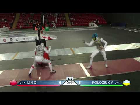 2023 127 T32 13 F F Individual Tbilisi GEO WC RED POLOZIUK UKR vs LIN CHN