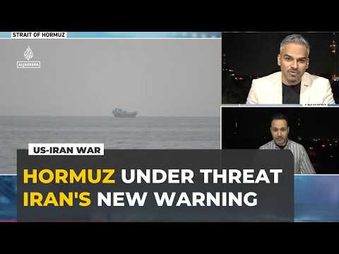 Iran Warns It Could Tighten Control Of The Strait Of Hormuz