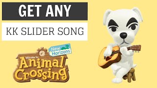 How to get ANY K. K. Slider song in Animal Crossing: New Horizons!