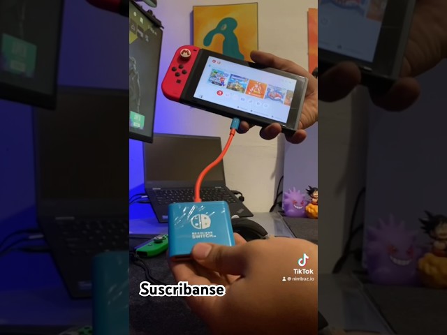 Vídeo relacionado con Tendak - Estación de Carga Plegable para Nintendo Switch/Switch OLED, Tipo C Switch Carga Base con Adaptador HDMI y Puerto USB 3.0