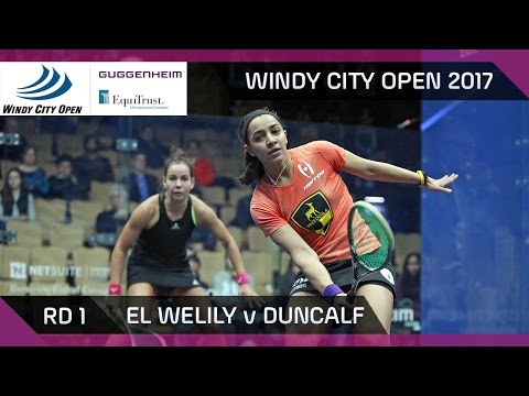 Squash: El Welily v Duncalf - Windy City Open 2017 Rd 1 Highlights