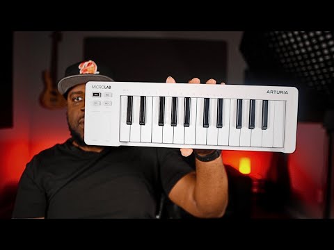 The Arturia MicroLab MK3 great MIDI Controller for Producers on the Go!
