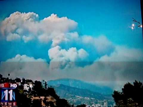 09 California Wildfires Station Fire Time laps video