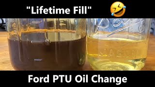 Ford PTU Oil Change - How to and Why You Should