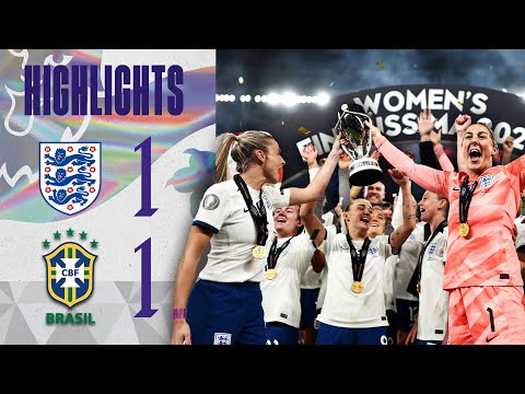 Lionesses gewinnen Finalissima in Wembley | England – Brasilien 1:1 (4:2 im Elfmeterschießen) | H...