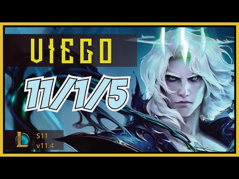 VIEGO Vs. CAMILLE | Top Lane | KDA 16/1/5 | v11.4