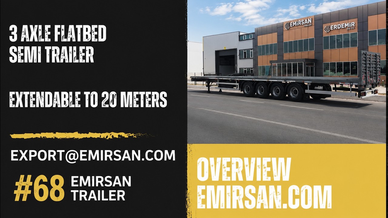 Extendable Flatbed Semi Trailer