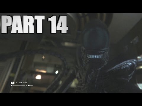 Alien: Isolation Walkthrough Part 14 - Trapping The Xenomorph - Gameplay Review Let's Play Xbox One