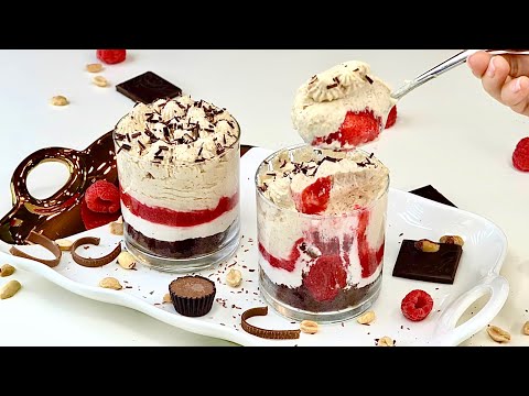 Simple and Delicious Peanut Butter and Jelly Mousse