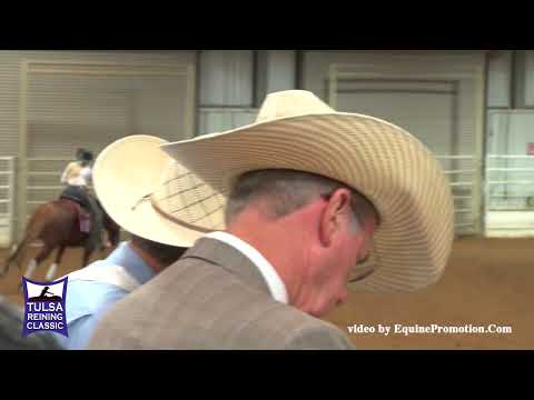 Voodoo Smokin Annie ridden by Bo Van Duys  - 2019 Tulsa Reining Classic (Sat. Youth Sec. 2)