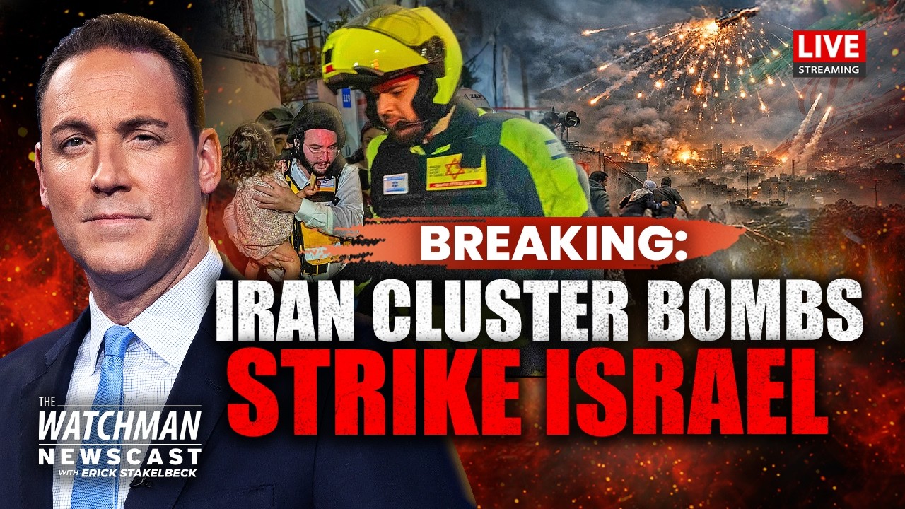 Israel Struck by Iran CLUSTER Warhead Missiles; IDF Bombs Iran Regime Oil | Watchman Newscast LIVE