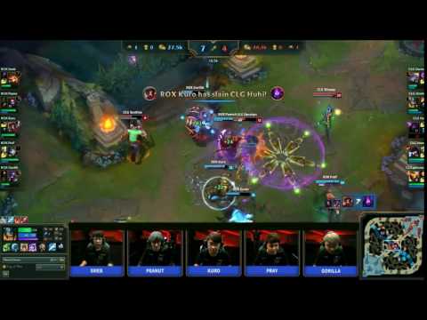 ROX Tigers vs CLG Voice Chat [ LoL World Championship Group A]