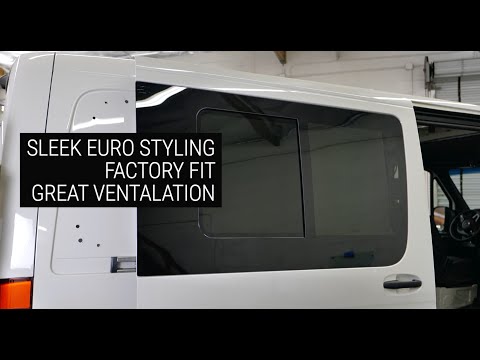 How to Install an AM Auto Half Slider bonded (glue-in) van window