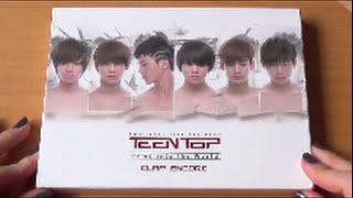 Unboxing Teen Top 틴탑 1st Single Album Come Into The World - Clap Encore