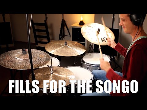 4 Fills for the Songo in less than a Minute - Daily Drum Lesson