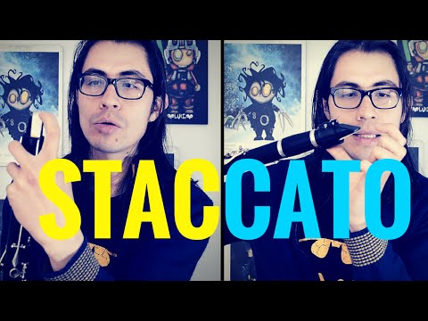 Como hacer el STACCATO en clarinete |  ágil y rápido