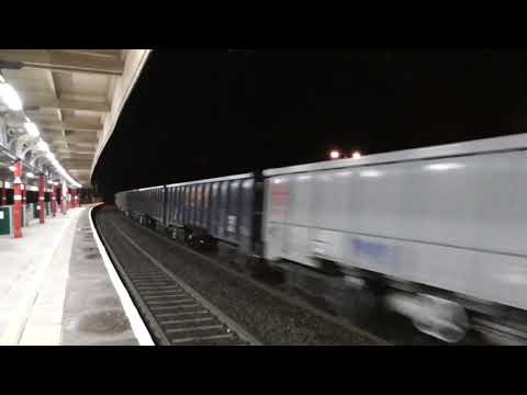 66774 6c66 passing 86608/86613 4L81 at Lancaster, 21st February 2019