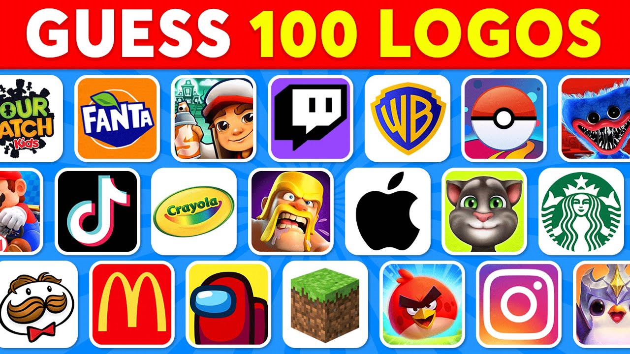 Guess the Logo in 3 Seconds ✅ 100 Famous Logos | Logo Quiz 2024