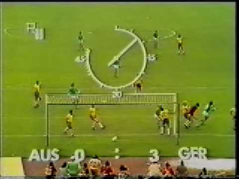 Müller vs Australia (1974 World Cup)
