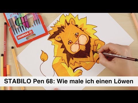 Artikelvideo 1 für STABILO Pen 68 Filzstifte schwarz, 10 St., Artikelnummer 460360