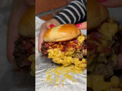 The TRIPLE SMASHMAC BURGER from Buns n Shakes in New Brunswick, NJ! 🍔🧀 Wow. Insane! #DEVOURPOWER
