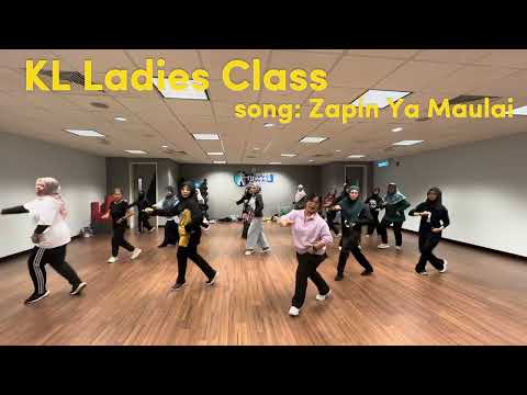 Ladies Dance Class - Zapin (song: Zapin Ya Maulai)