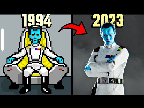 History of Thrawn in Star Wars Games 1994 - 2023