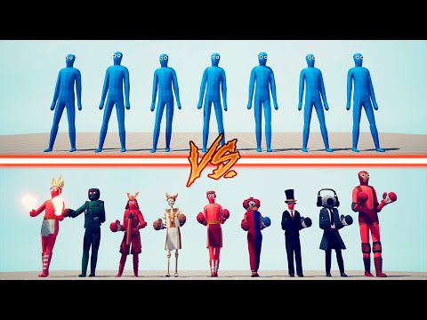 RANDOM UNITS TEAM vs BOXER TEAM - Totally Accurate Battle Simulator | TABS