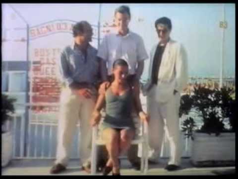 Carlo Lizzani et les acteurs de son film Assicurazione sulla morte (1987) by G. Courant - Groupe #62