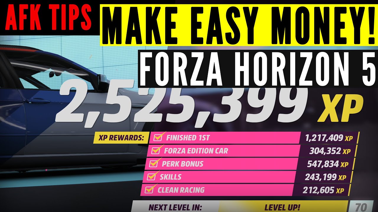 kaip greitai užsidirbti pinigų forza horizon 4