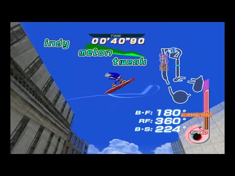 Sonic Riders- SEGA Carnival - Sonic (High Booster) 2:11:88
