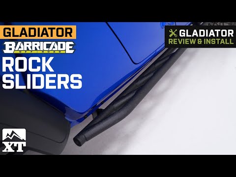 Jeep Gladiator JT Barricade Rock Sliders; Textured Black Review & Install