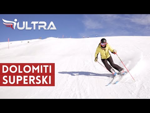 DOLOMITI SUPERSKI TOUR ep. 8 -Pista Panorama, Ski area Buffaure/Ciampac, Val di Fassa - ICARUS ULTRA