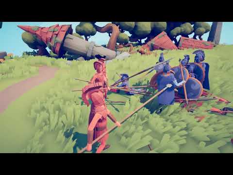 TABS / Pike formation is super effective / Sarissa vs all other melee units