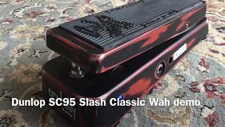 Video thumbnail for Dunlop SC95 Slash Classic Wah 2 minute demo - a fantastic Wah! by Suzy Syrett