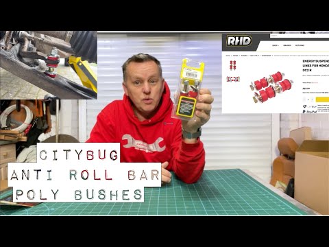 CityBug Replacing Anti Roll Bar drop Links With Poly Bushes Peugeot 107, Toyota Aygo, Citroen C1