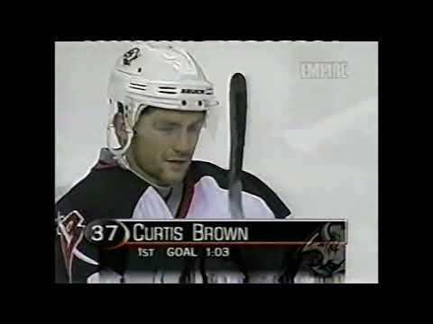 Curtis Brown Goal - Coyotes vs. Sabres, 10/30/01