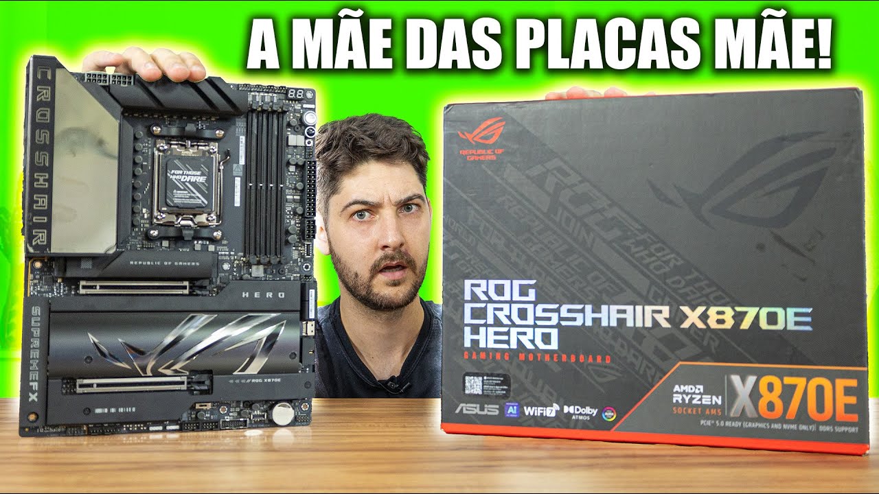 ASUS ROG CROSSHAIR X870E HERO MOTHERBOARD