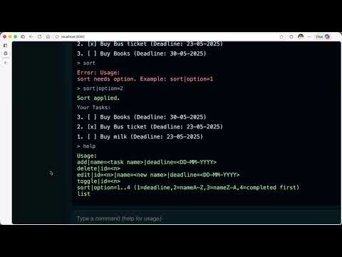 🎥 Watch the Todo List App Demo on YouTube